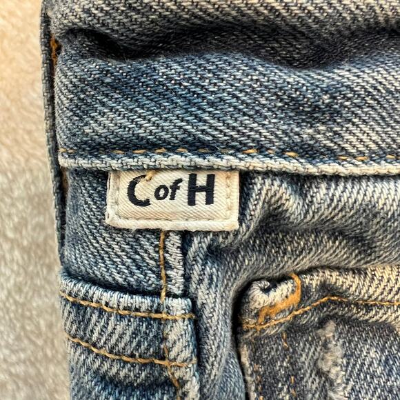 Citizens of Humanity Women’s Emerson Button Fly Cropped Distressed Jeans Size 28 - Picture 6 of 10